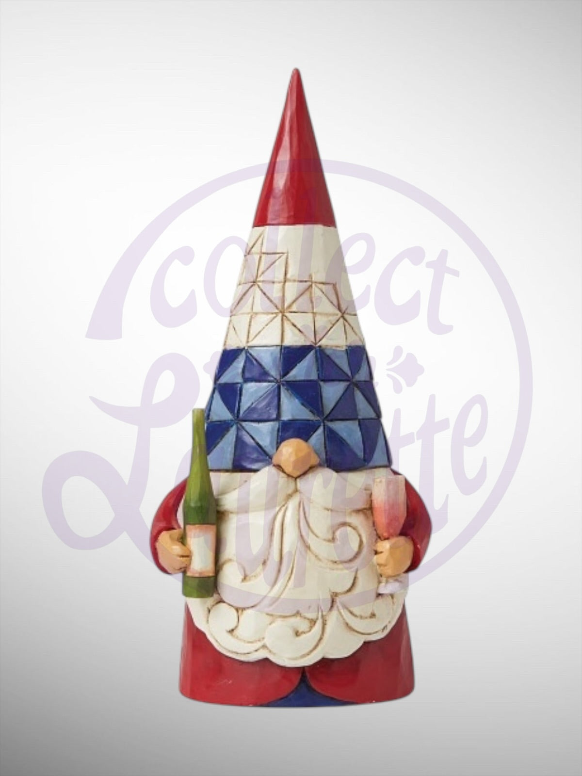 Jim Shore Heartwood Creek - Bonjour! Bienvenue! France French Gnome Figurine